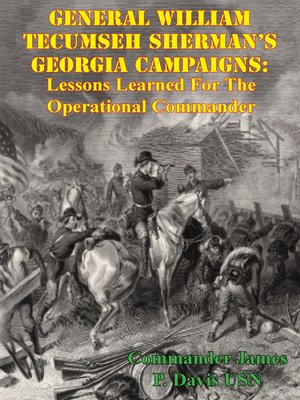 cover image of General William Tecumseh Sherman's Georgia Campaigns
